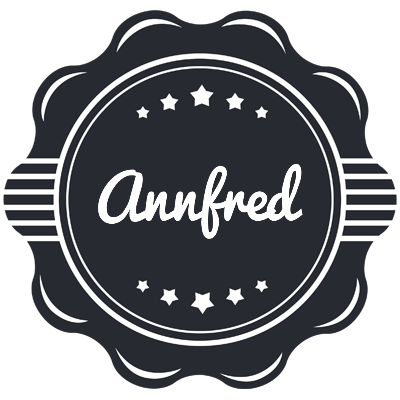 Annfred badge logo