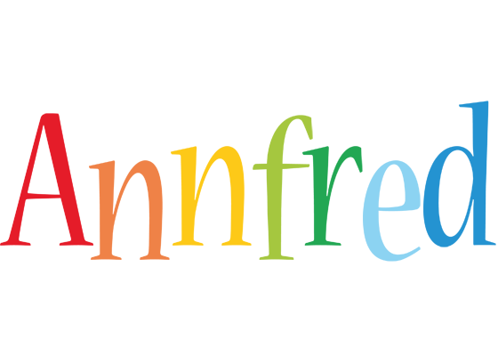 Annfred birthday logo