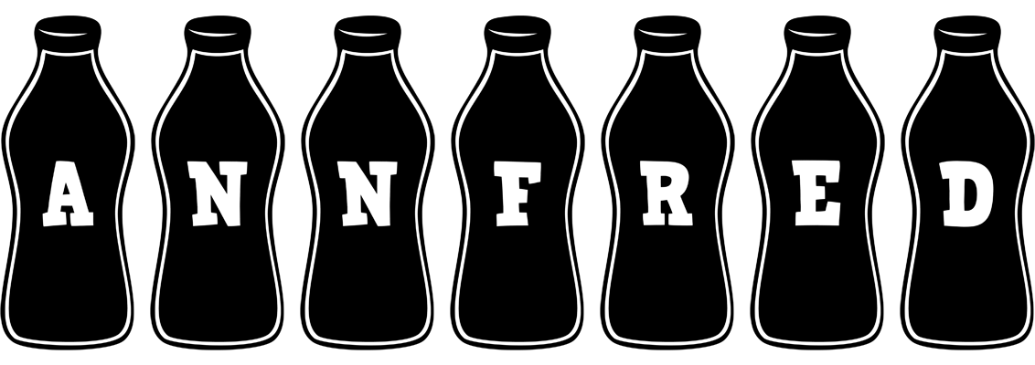 Annfred bottle logo