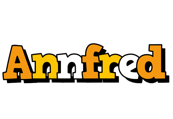 Annfred cartoon logo