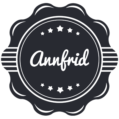 Annfrid badge logo