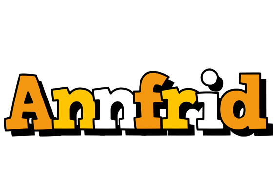 Annfrid cartoon logo