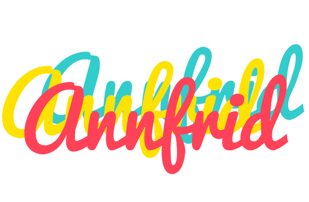Annfrid disco logo