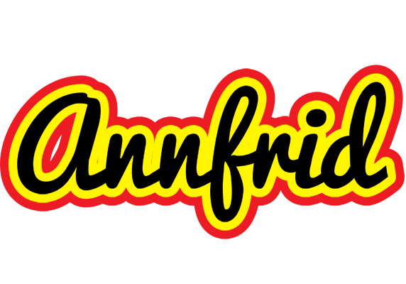 Annfrid flaming logo