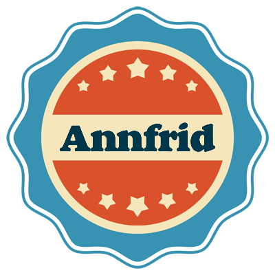 Annfrid labels logo