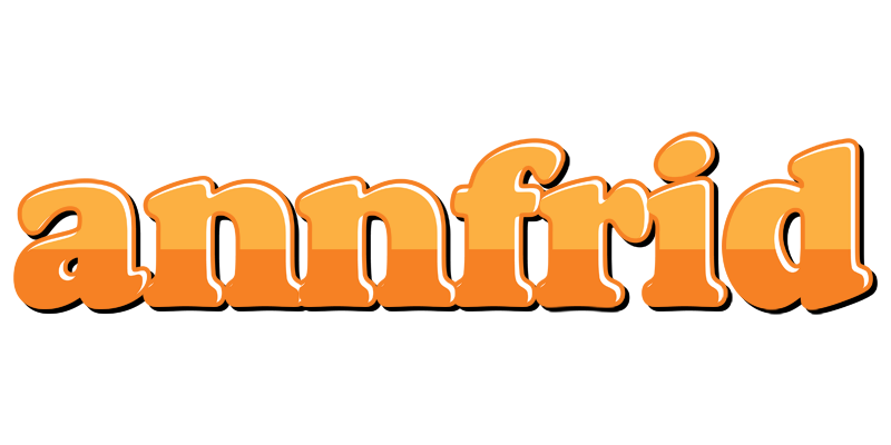 Annfrid orange logo