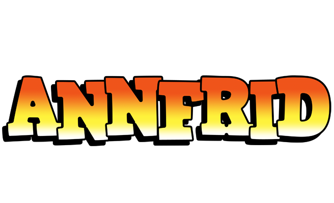 Annfrid sunset logo