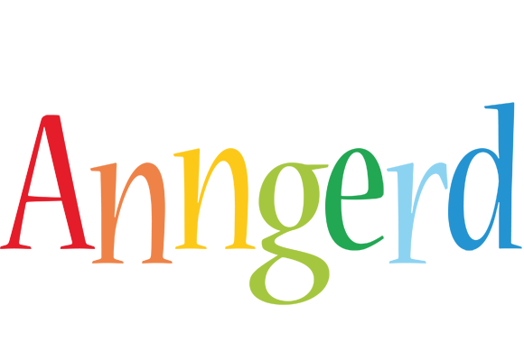Anngerd birthday logo