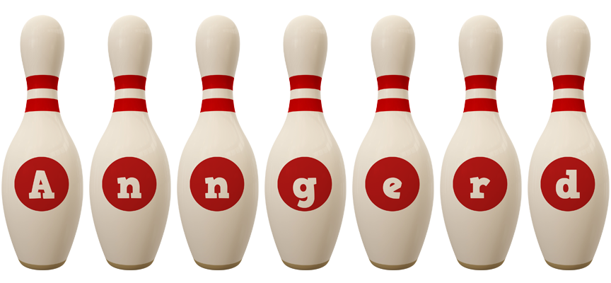 Anngerd bowling-pin logo