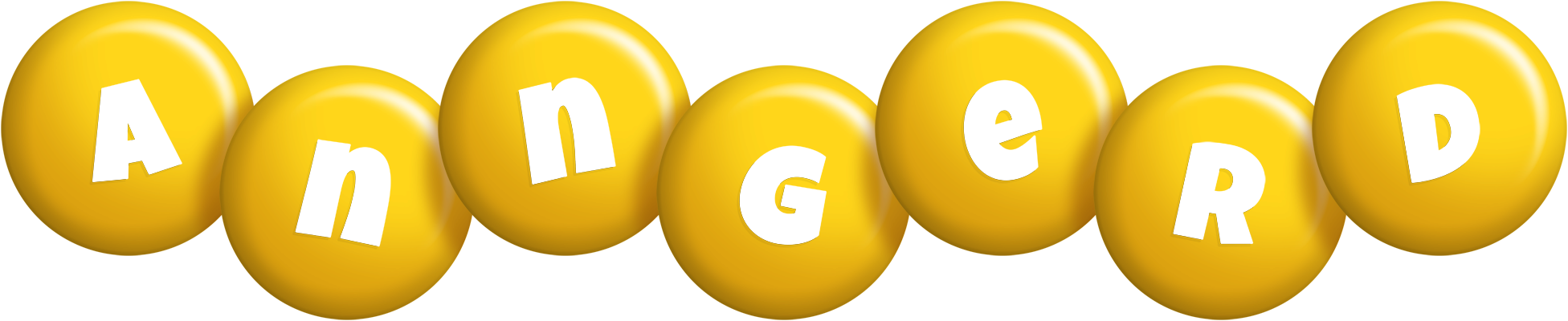 Anngerd candy-yellow logo