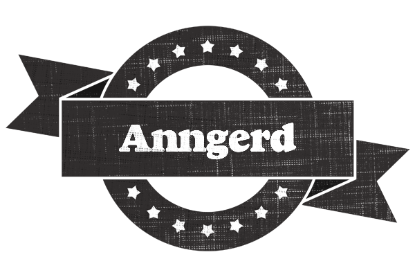 Anngerd grunge logo