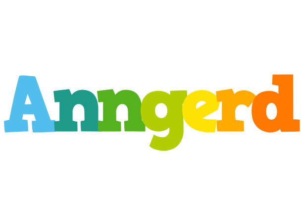 Anngerd rainbows logo
