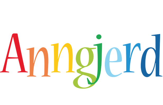 Anngjerd birthday logo