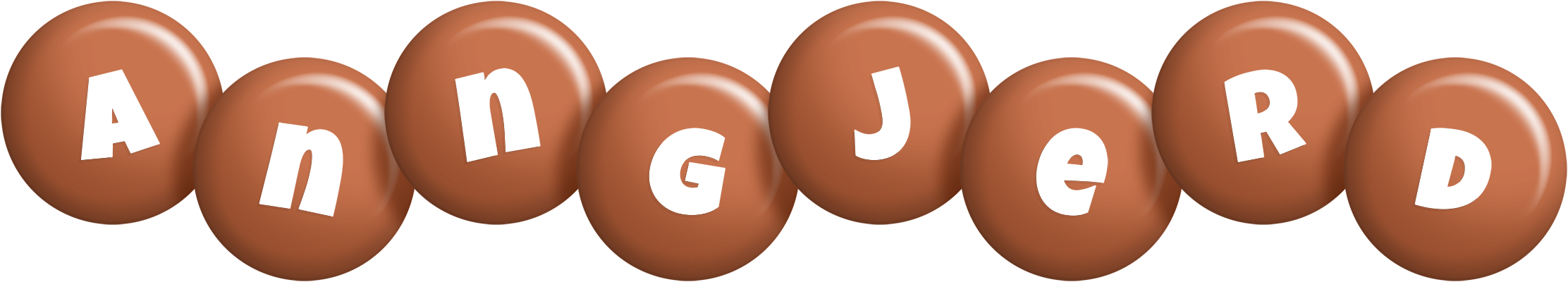Anngjerd candy-brown logo