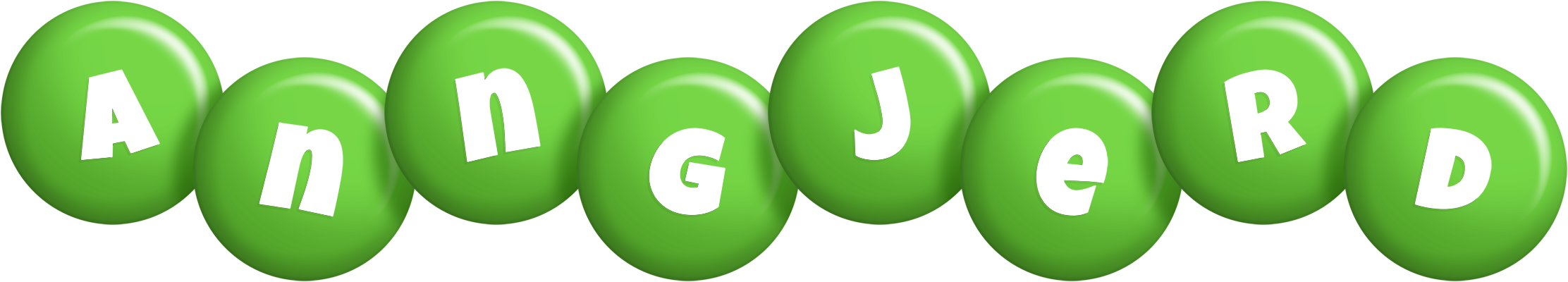 Anngjerd candy-green logo