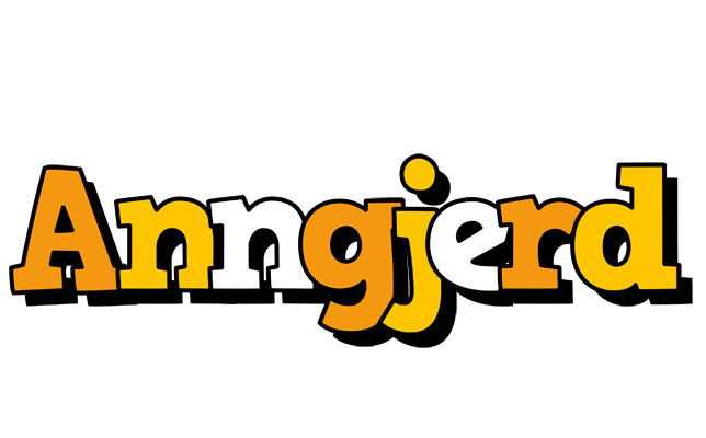 Anngjerd cartoon logo