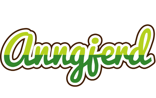 Anngjerd golfing logo