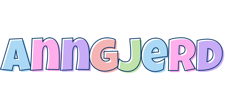 Anngjerd pastel logo