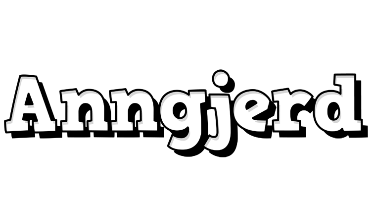 Anngjerd snowing logo