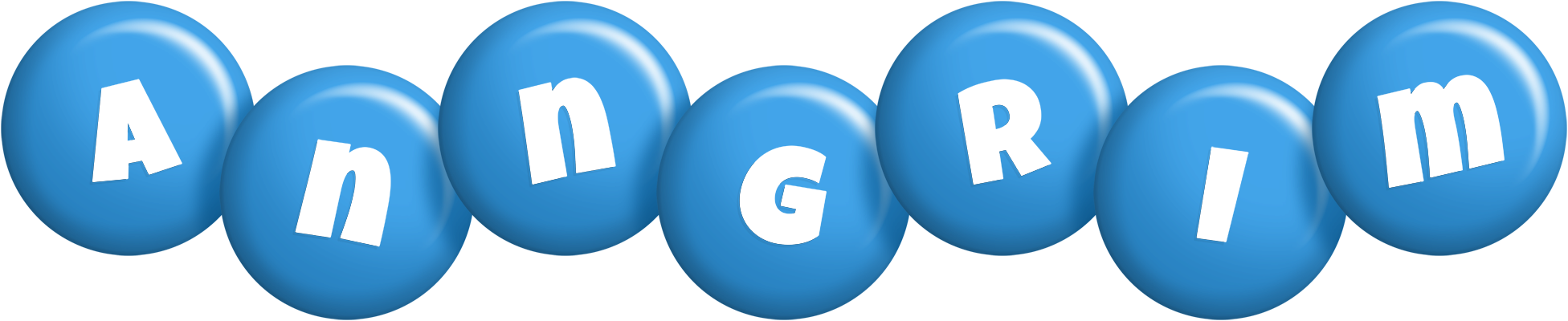 Anngrim candy-blue logo