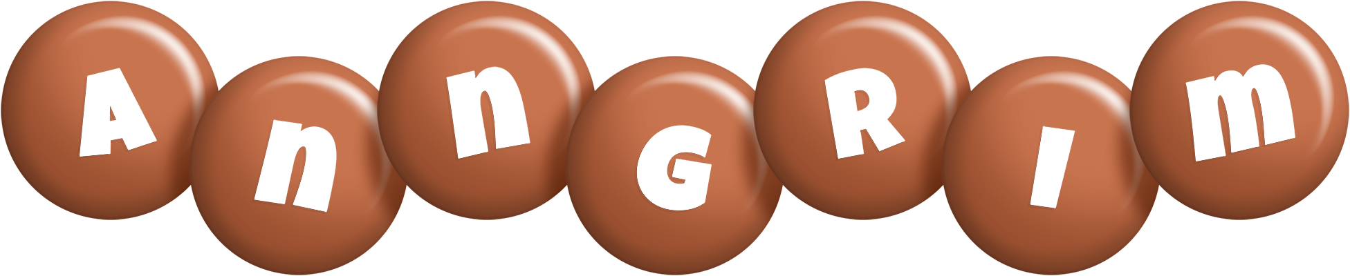 Anngrim candy-brown logo