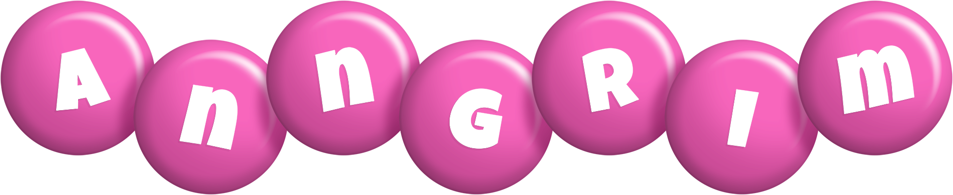 Anngrim candy-pink logo