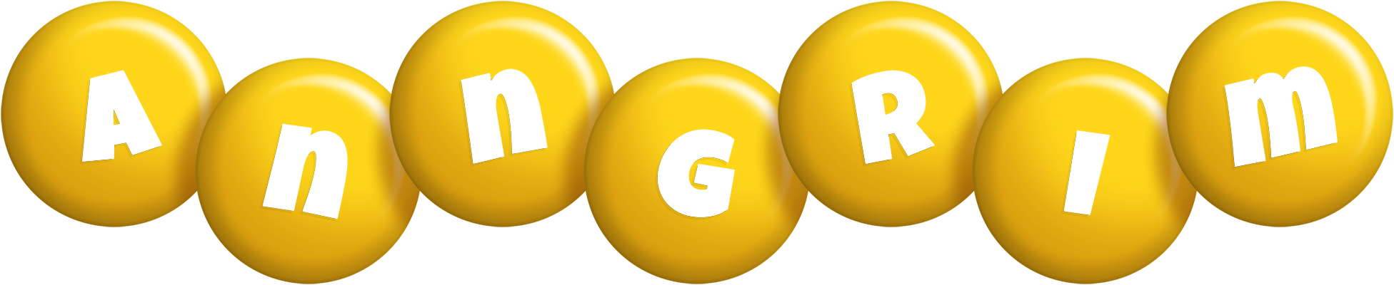 Anngrim candy-yellow logo