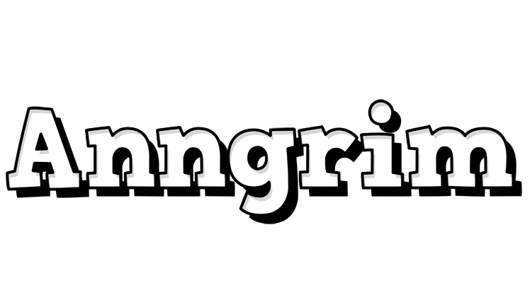 Anngrim snowing logo