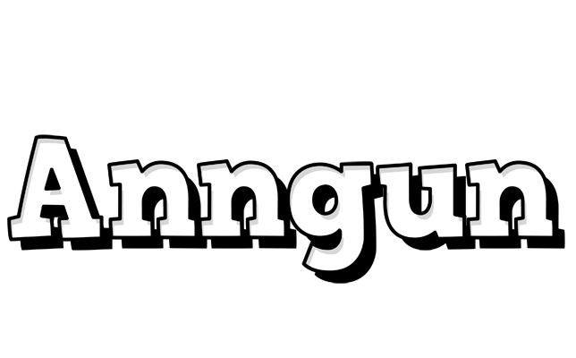 Anngun snowing logo