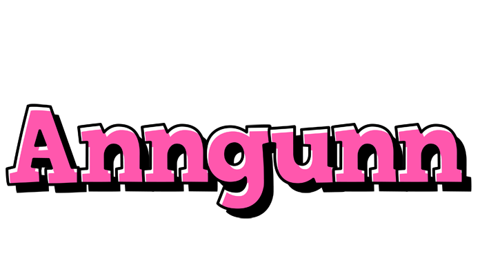 Anngunn girlish logo