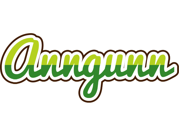 Anngunn golfing logo