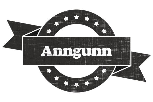 Anngunn grunge logo