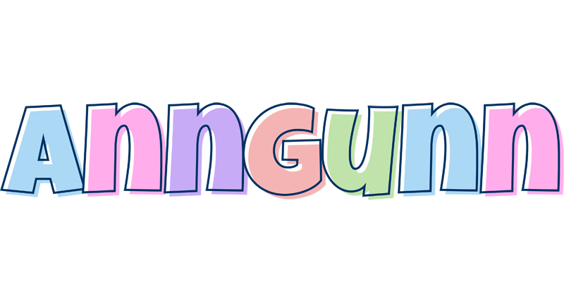 Anngunn pastel logo