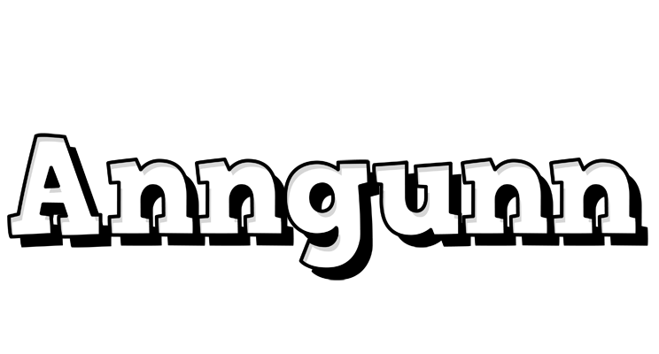 Anngunn snowing logo