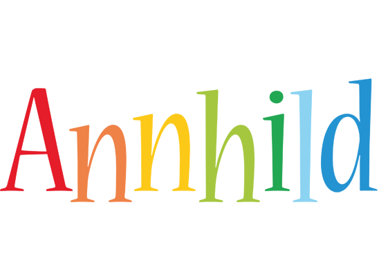 Annhild birthday logo
