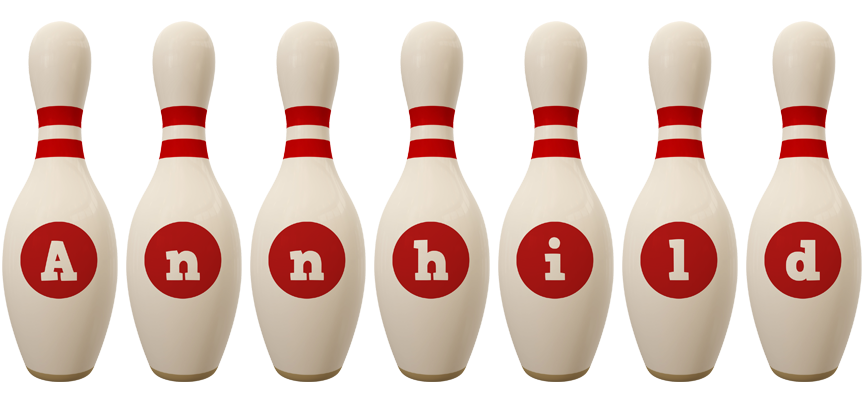 Annhild bowling-pin logo