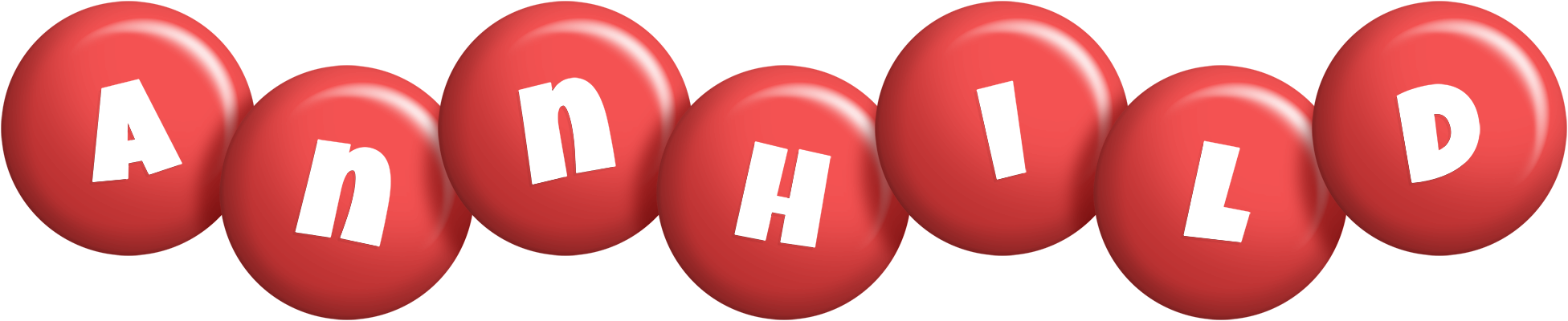 Annhild candy-red logo