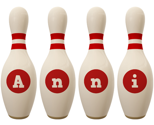 Anni bowling-pin logo