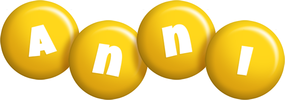 Anni candy-yellow logo