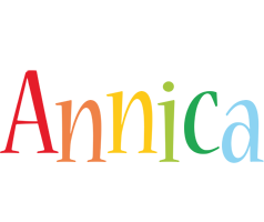 Annica birthday logo