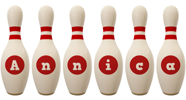 Annica bowling-pin logo