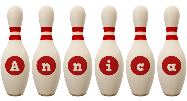 Annica bowling-pin logo