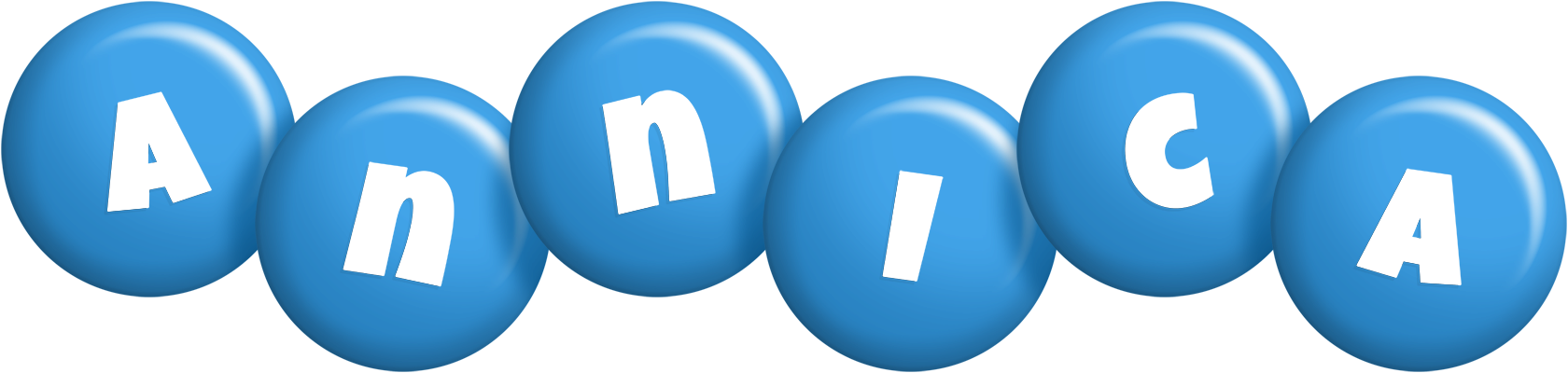 Annica candy-blue logo