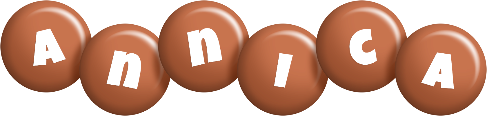 Annica candy-brown logo