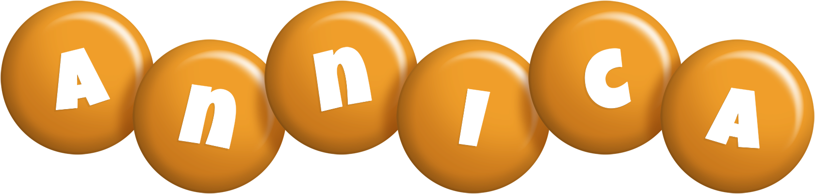 Annica candy-orange logo