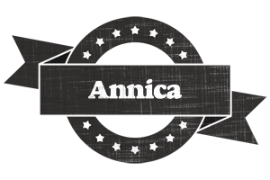 Annica grunge logo