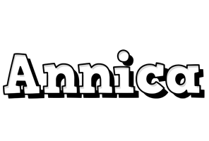 Annica snowing logo