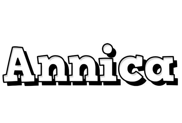 Annica snowing logo