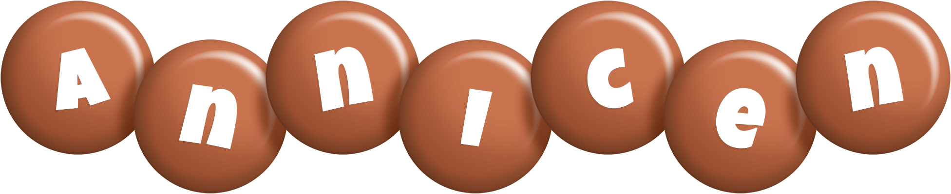 Annicen candy-brown logo