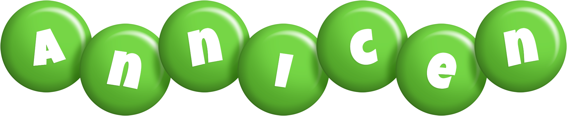 Annicen candy-green logo